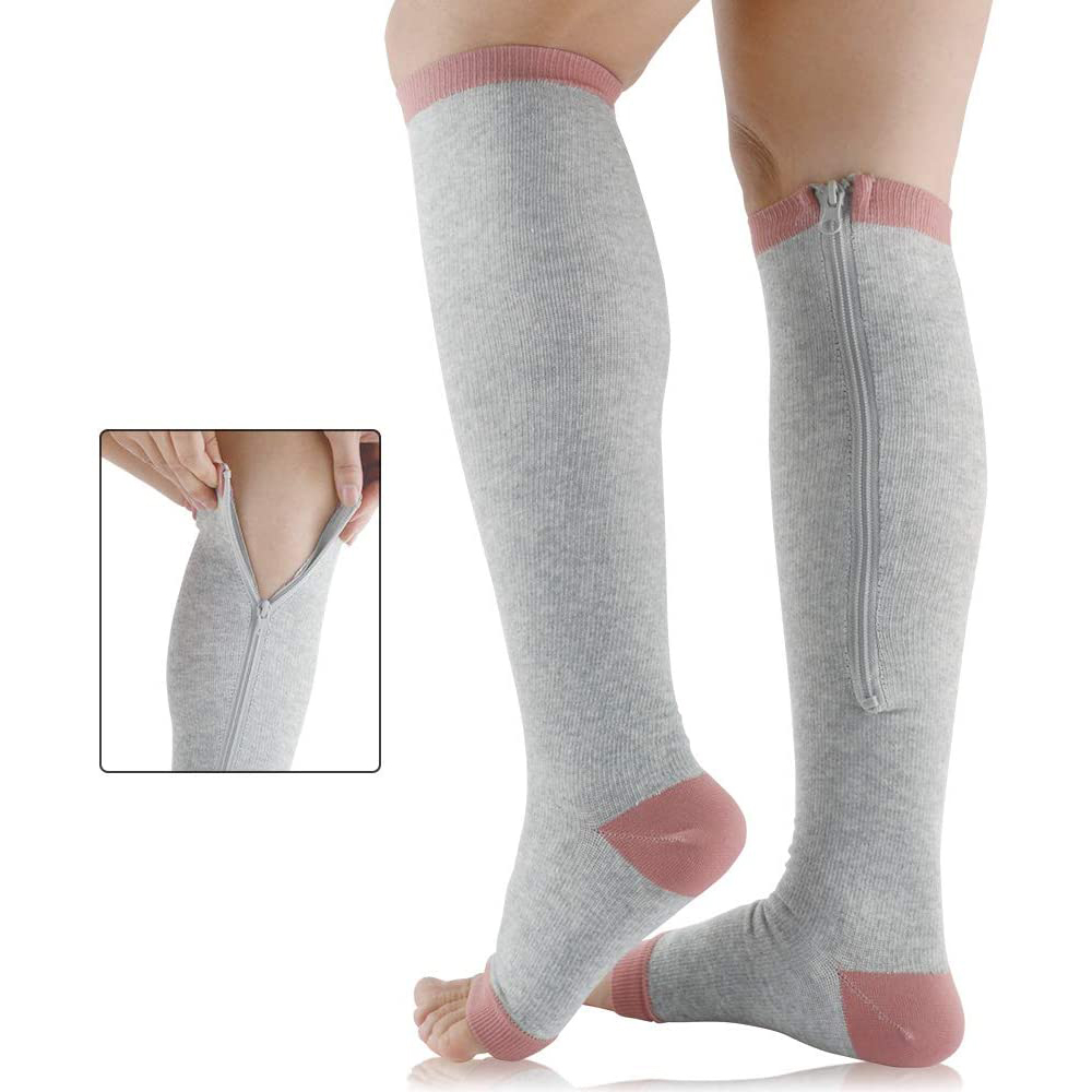 Zippered Varicose Socks