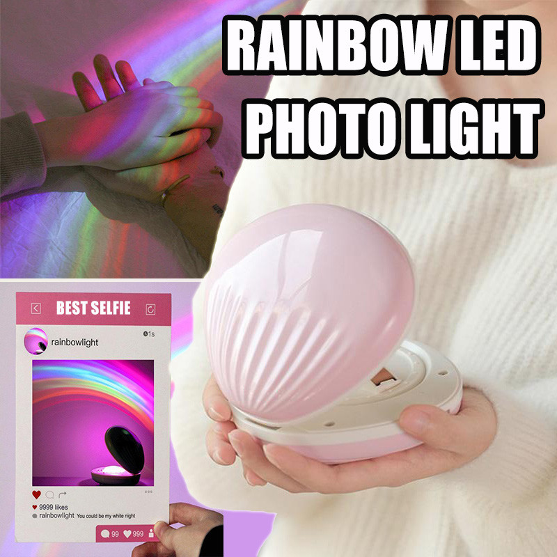 Shell Rainbow Projector Lamp