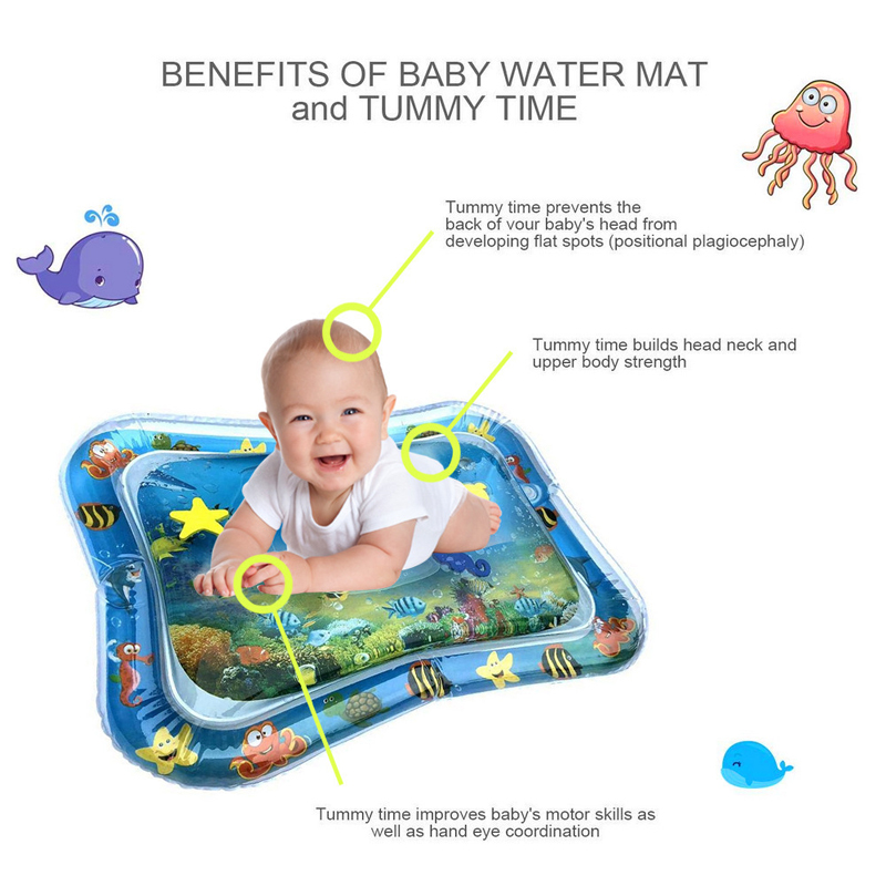 Baby Water Mat Inflatable Tortoise