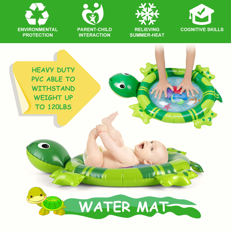 Baby Water Mat Inflatable Tortoise